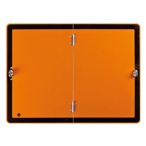 Dangerous loads transport. Foldable aluminium plate