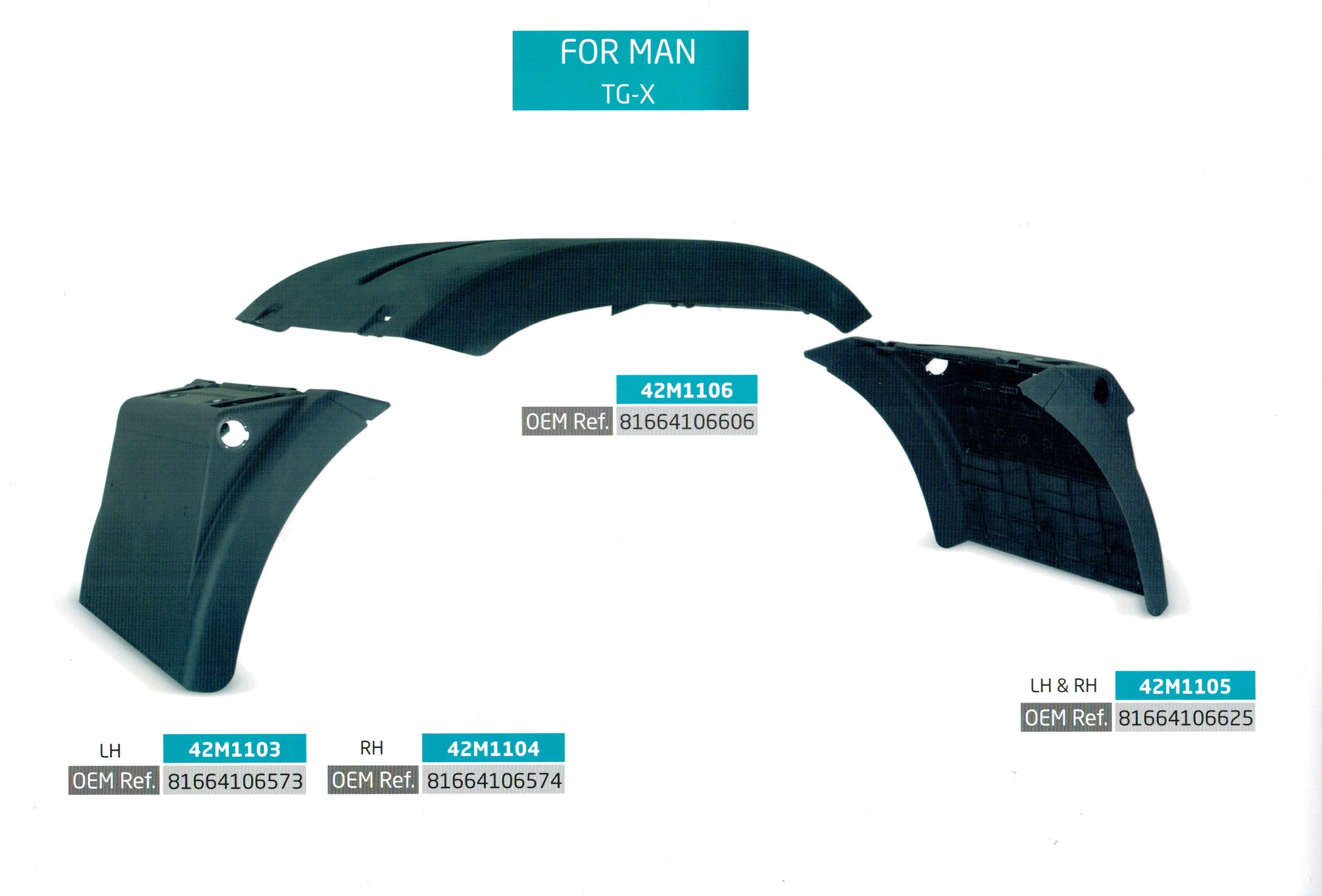 Mudguards TGX