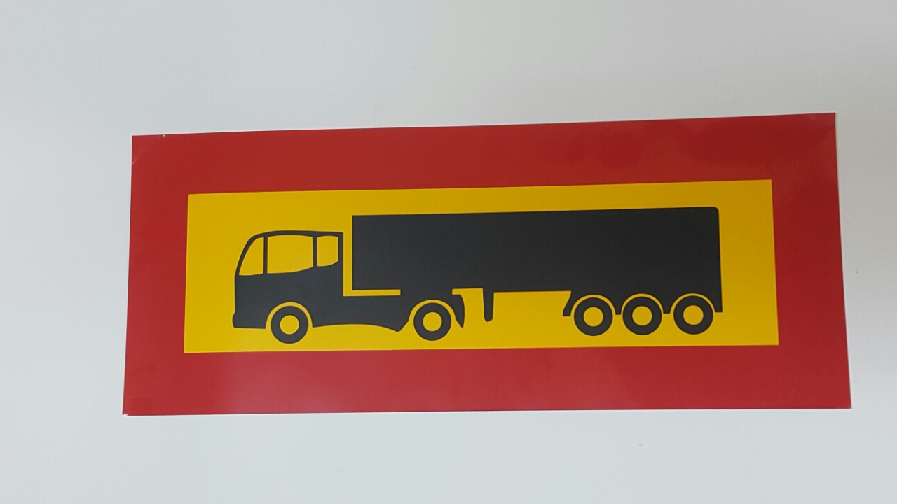 Sticker Trailer with Semi-trailer