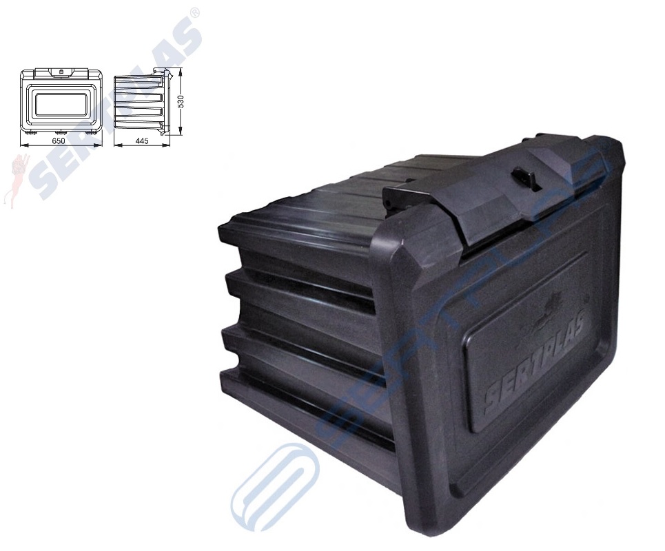 Trailer Tool Box 80 Liters  , Code : 5504A
