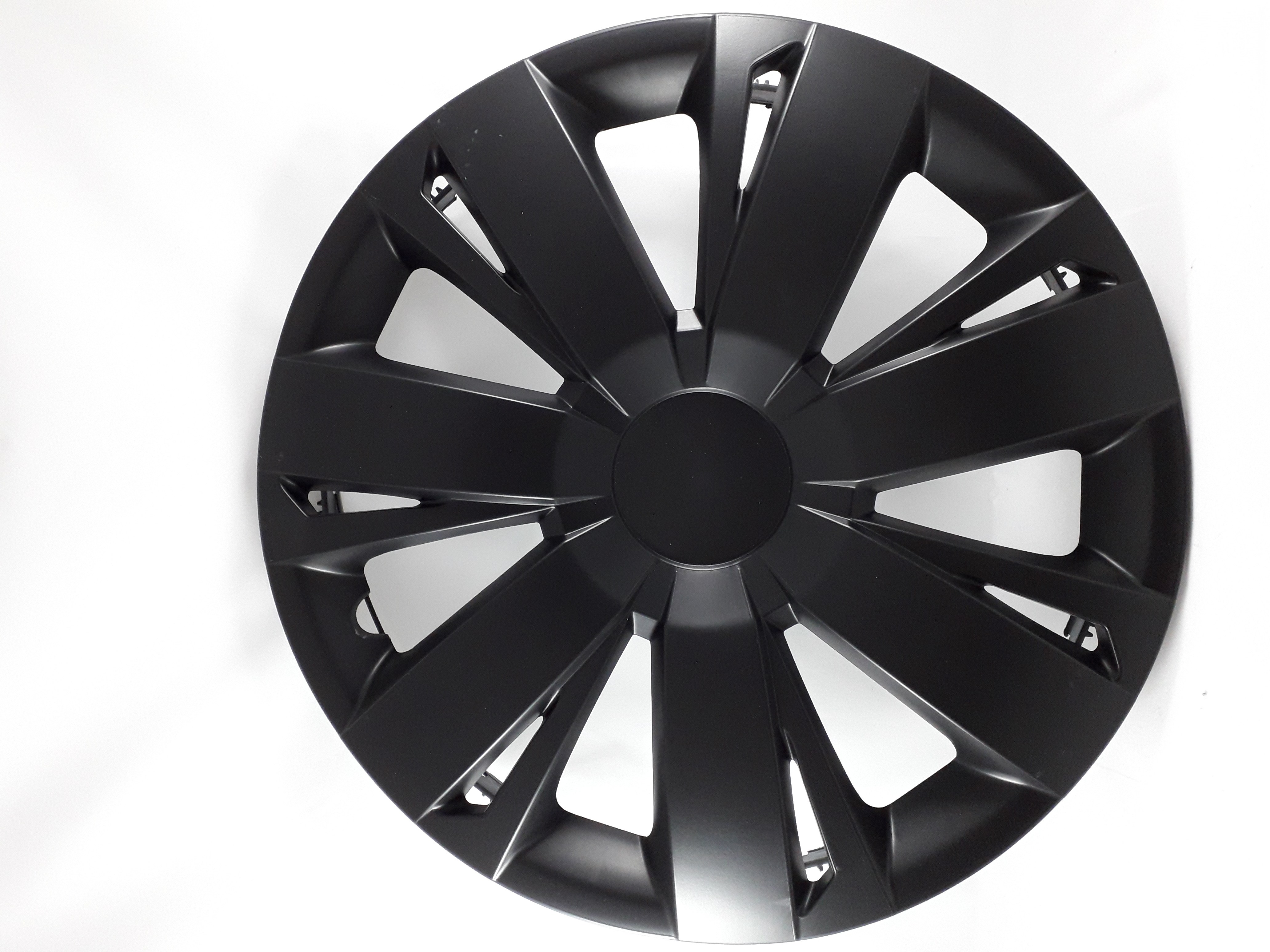 Decorative automotive wheel covers produced by Adi Group Ltd (black).