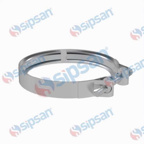 Скоба за мека връзка Скания ф 127 mm , Код:5021579 ; OEM NO:1431579